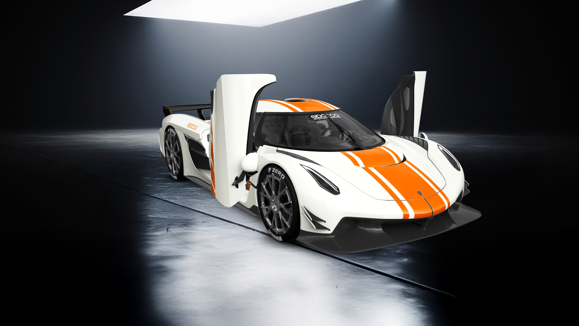 Koenigsegg Jesko 2 door targa top 2020 tuning