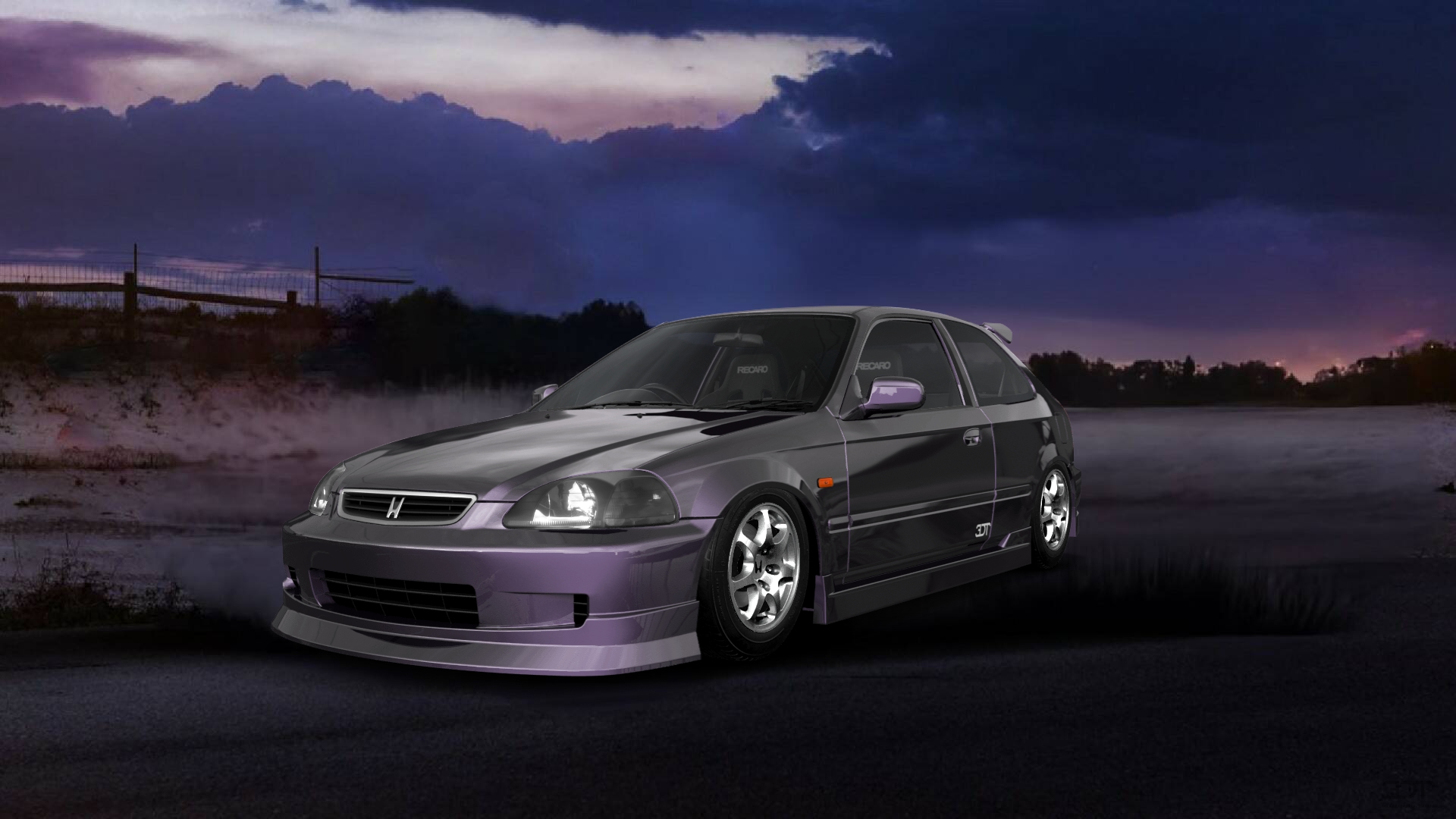 Honda Civic 3 Door Hatchback 1997 Images