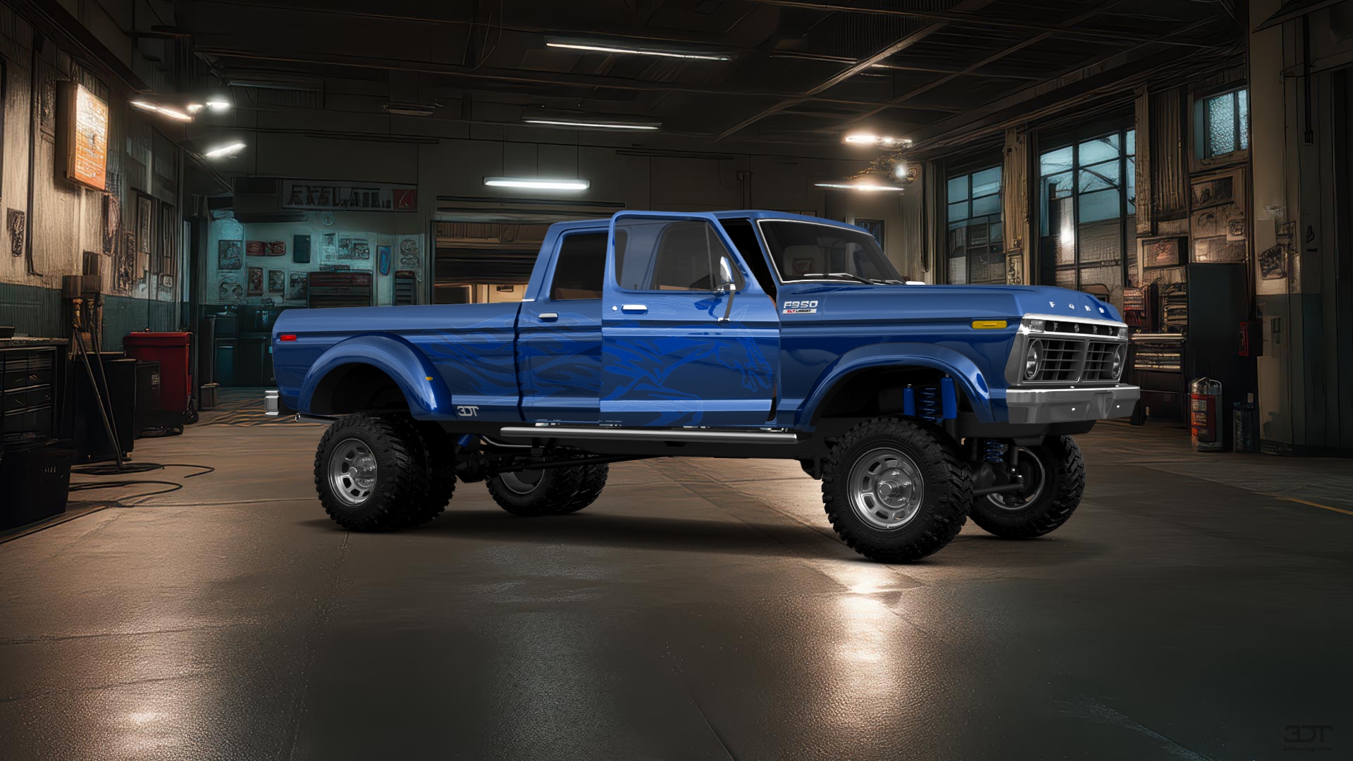 Ford F-350 Dually 4 Door pickup truck 1973 Images