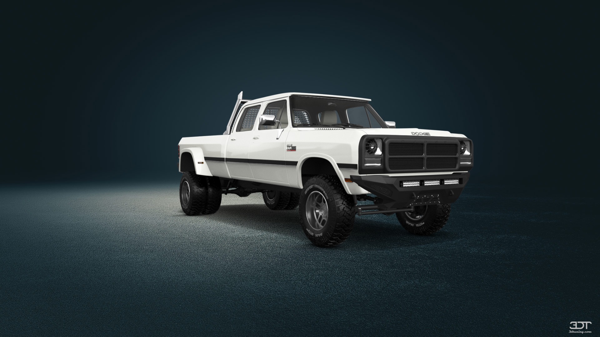 Dodge Ram 350 4 Door pickup truck 1991 tuning
