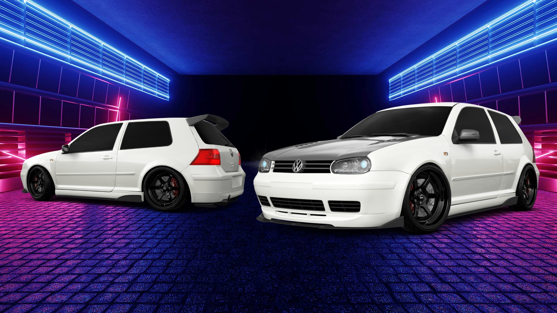 Volkswagen Golf 4 (mk4) 3 Door Hatchback 1997 tuning