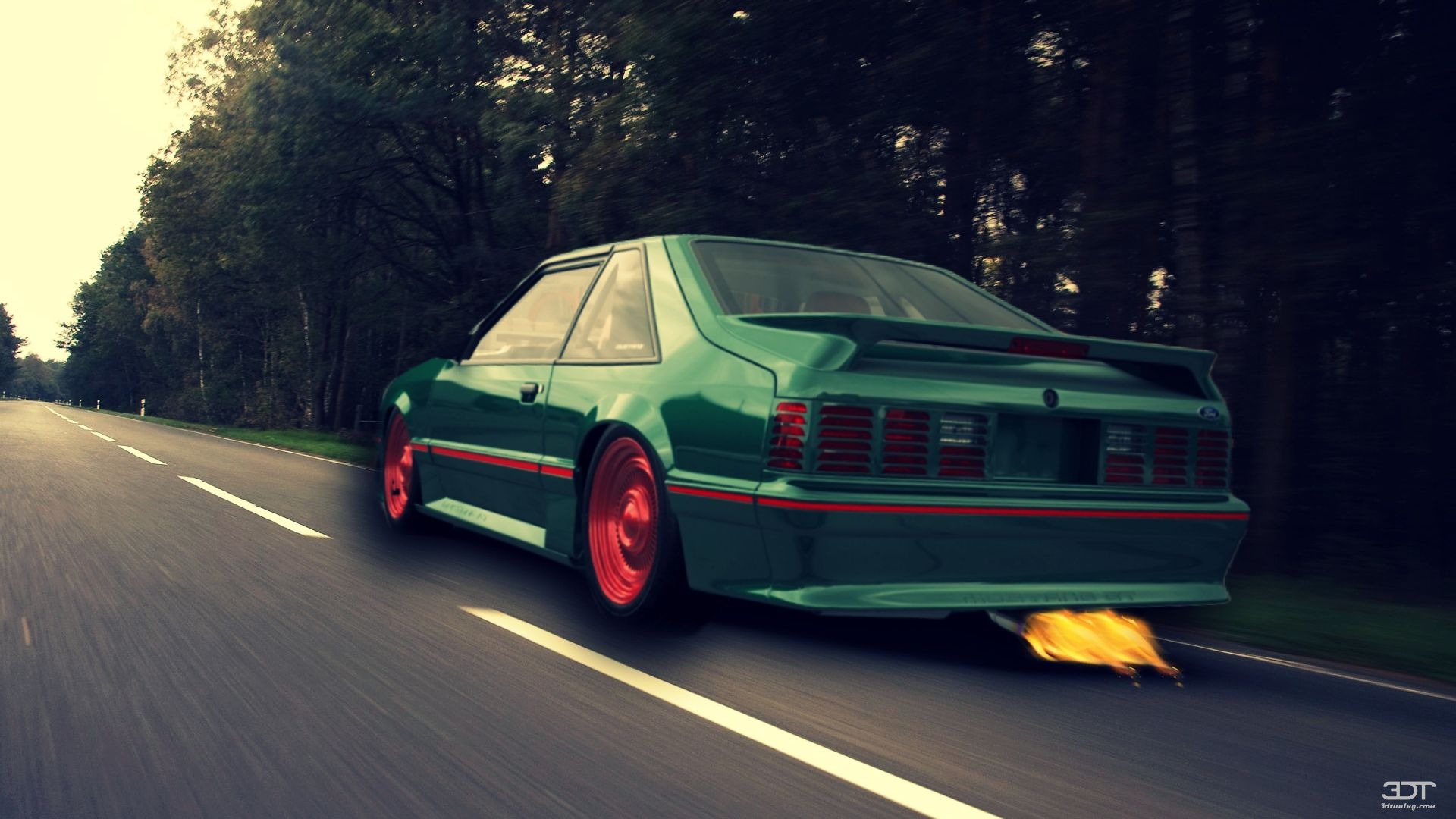 Ford Mustang 3 Door Hatchback 1988 Images