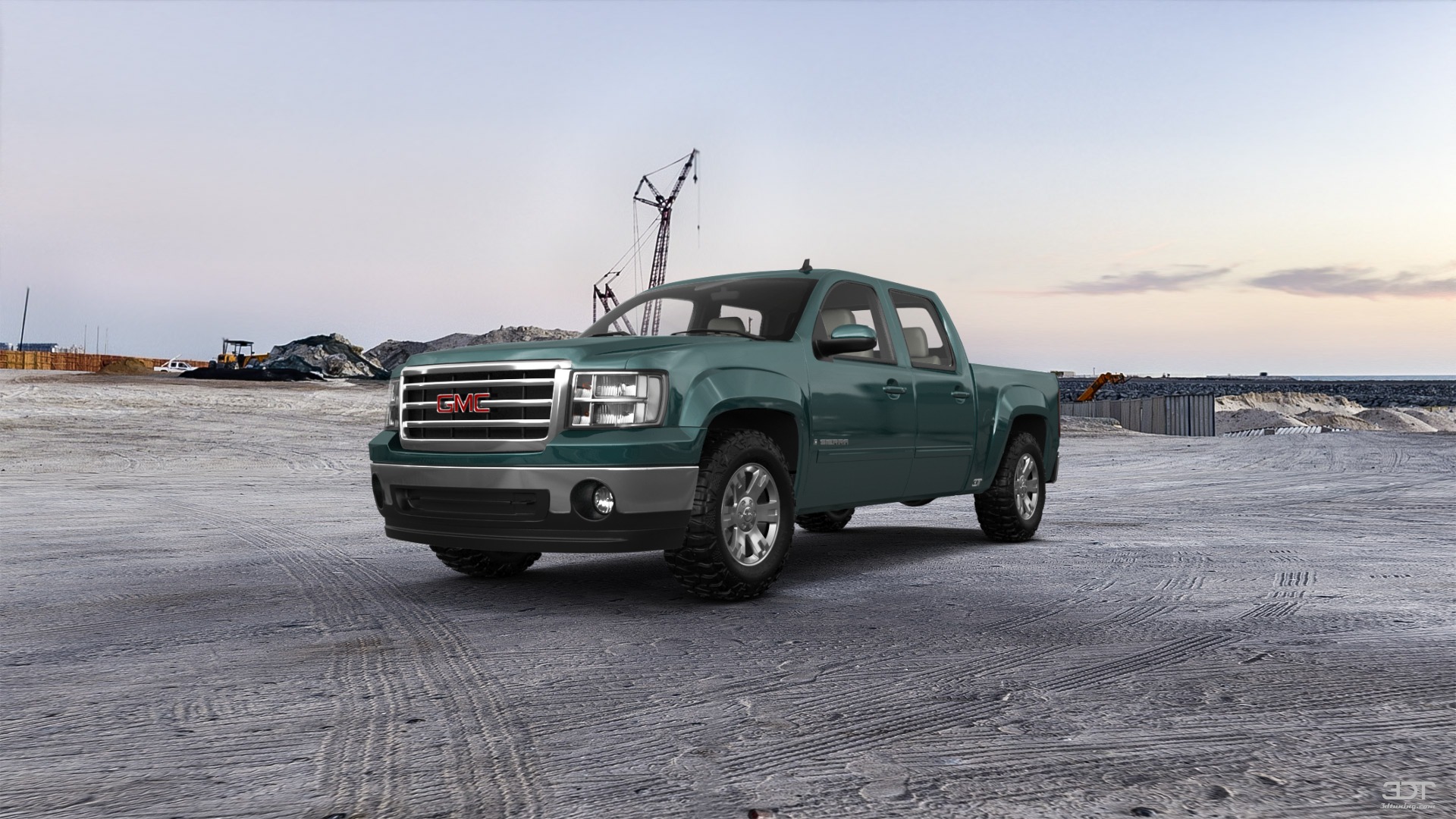 GMC Sierra 1500 Crew Cab 5.8 ft box 4 Door pickup truck 2007