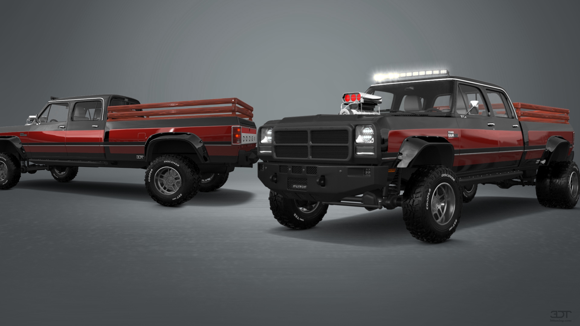 Dodge Ram 350 4 Door pickup truck 1991 tuning