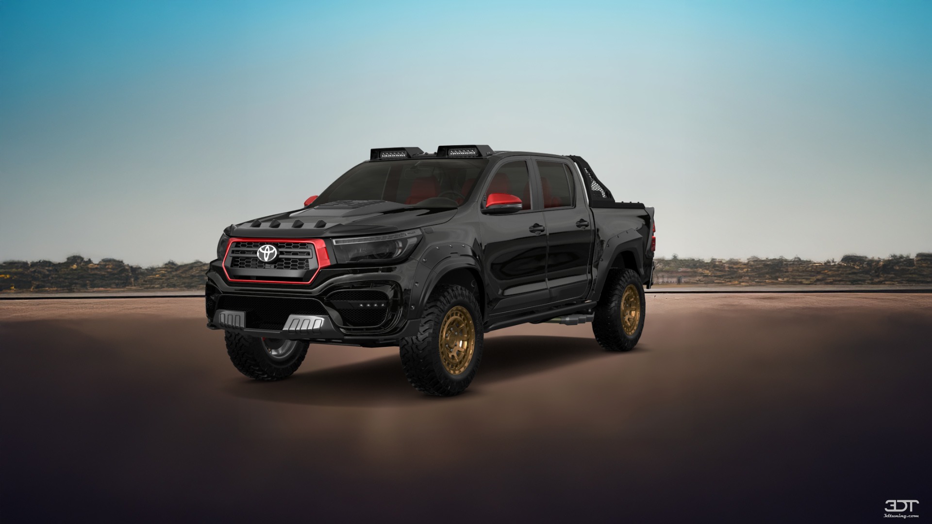 Toyota Hilux Double Cab 4 Door pickup truck 2015 tuning