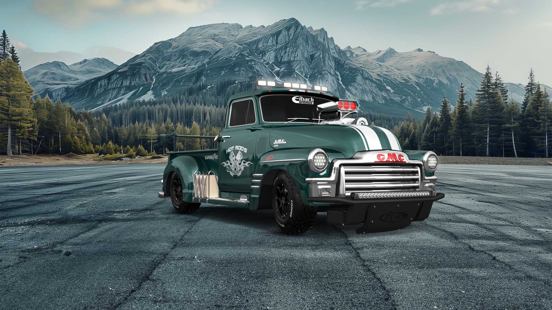 GMC 100 Stepside 2 Door pickup truck 1954