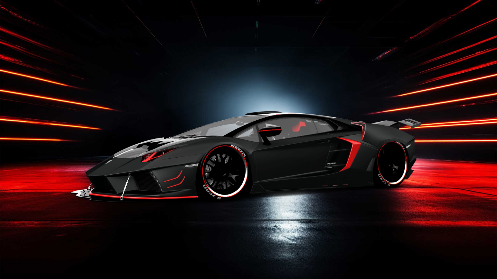 Lamborghini Aventador 2 Door Coupe 2012 tuning