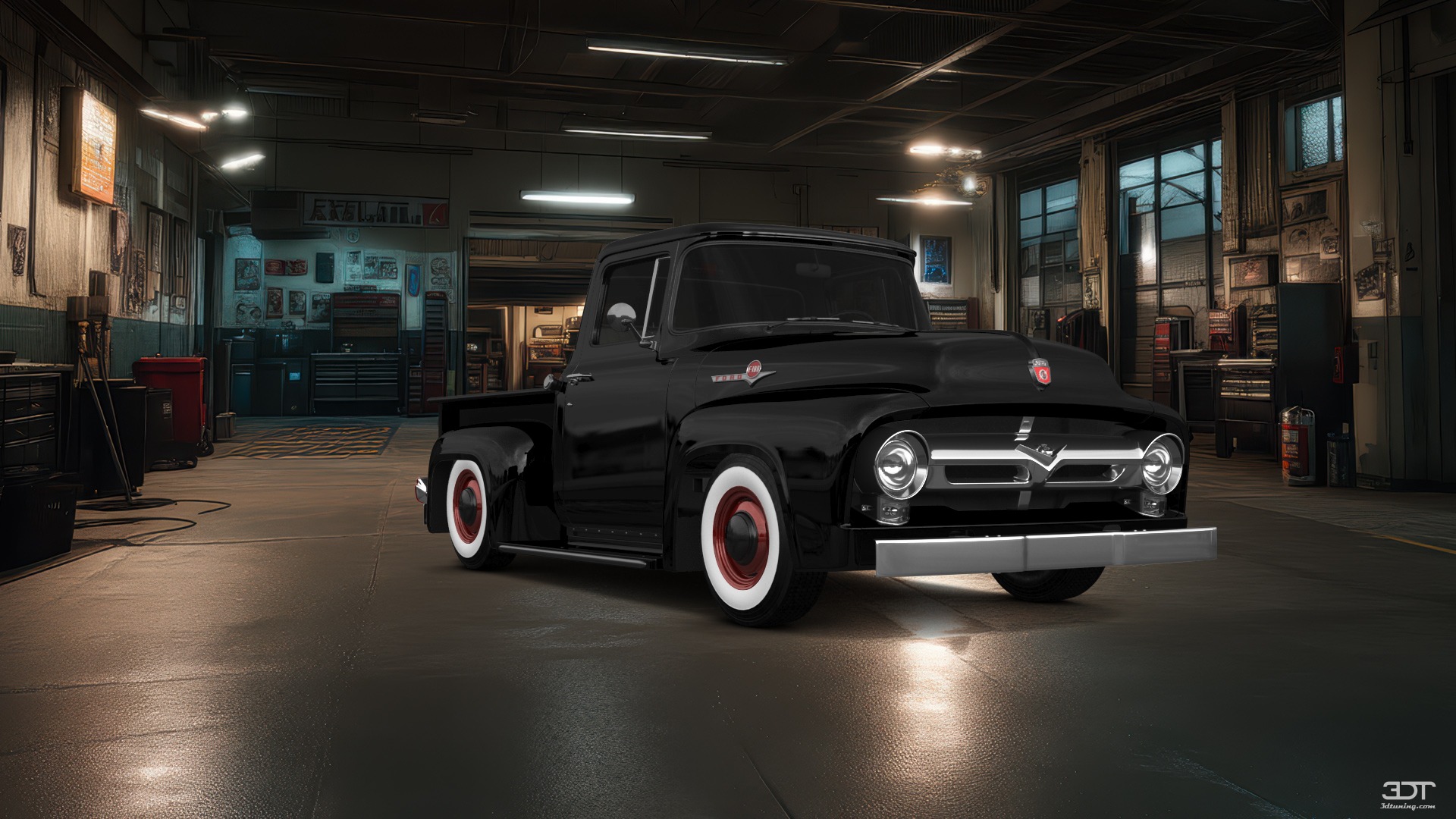 Ford F-100 2 Door truck 1956 Images