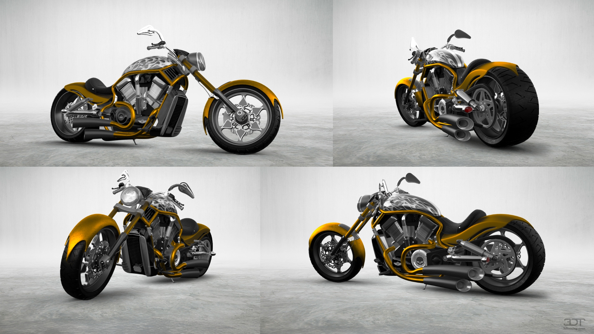 Harley-Davidson Custom Chopper Cruiser 2011 tuning