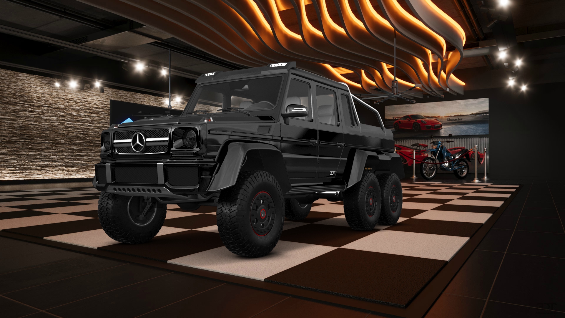 Mercedes G 63 AMG 6x6 4 Door pickup truck 2013