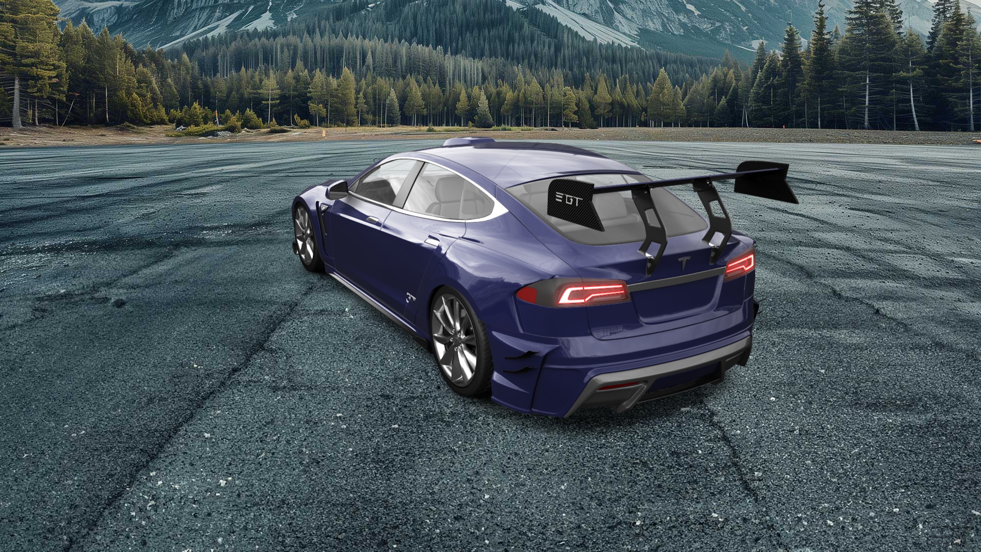 Tesla Model S 5 Door Liftback 2013 tuning