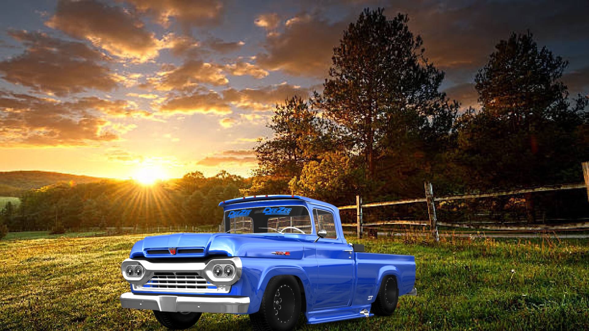 Ford F-100 2 Door pickup truck 1960 Images
