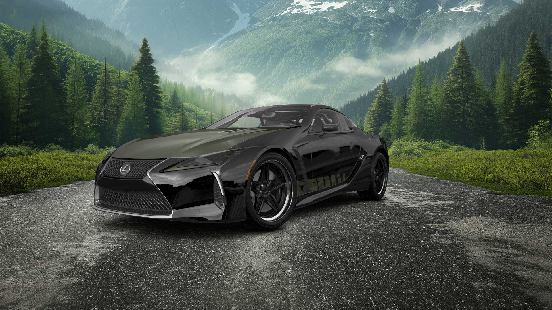 Lexus LC500 2 door fastback coupe 2017