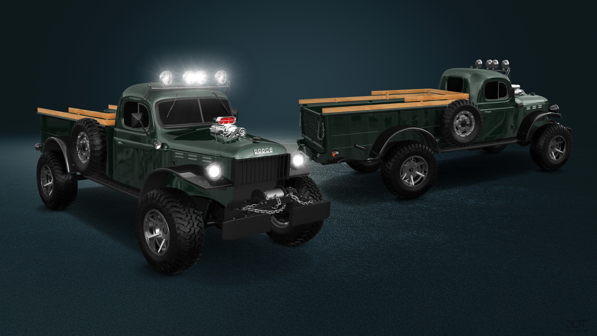 Dodge Power Wagon 2 Door pickup truck 1947