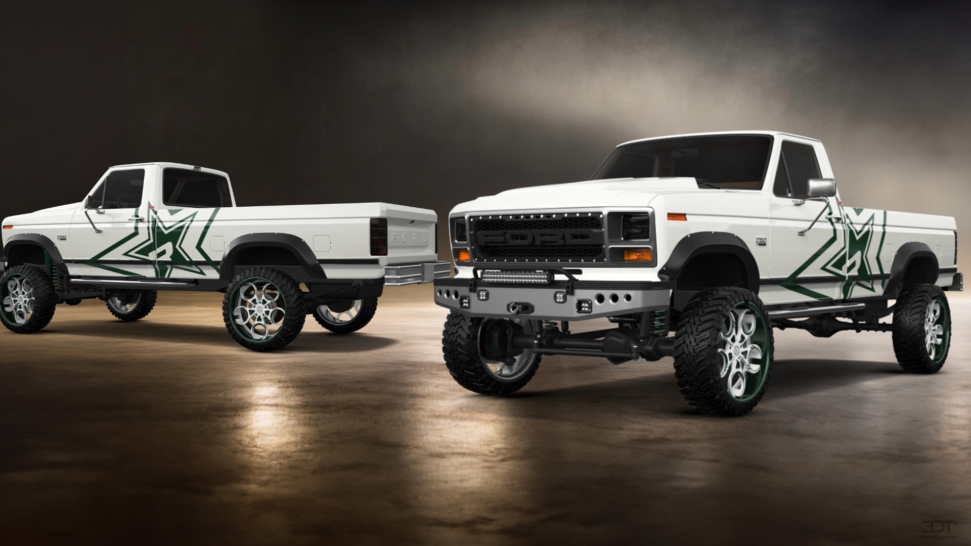 Ford F-150 2 Door pickup truck 1986 tuning