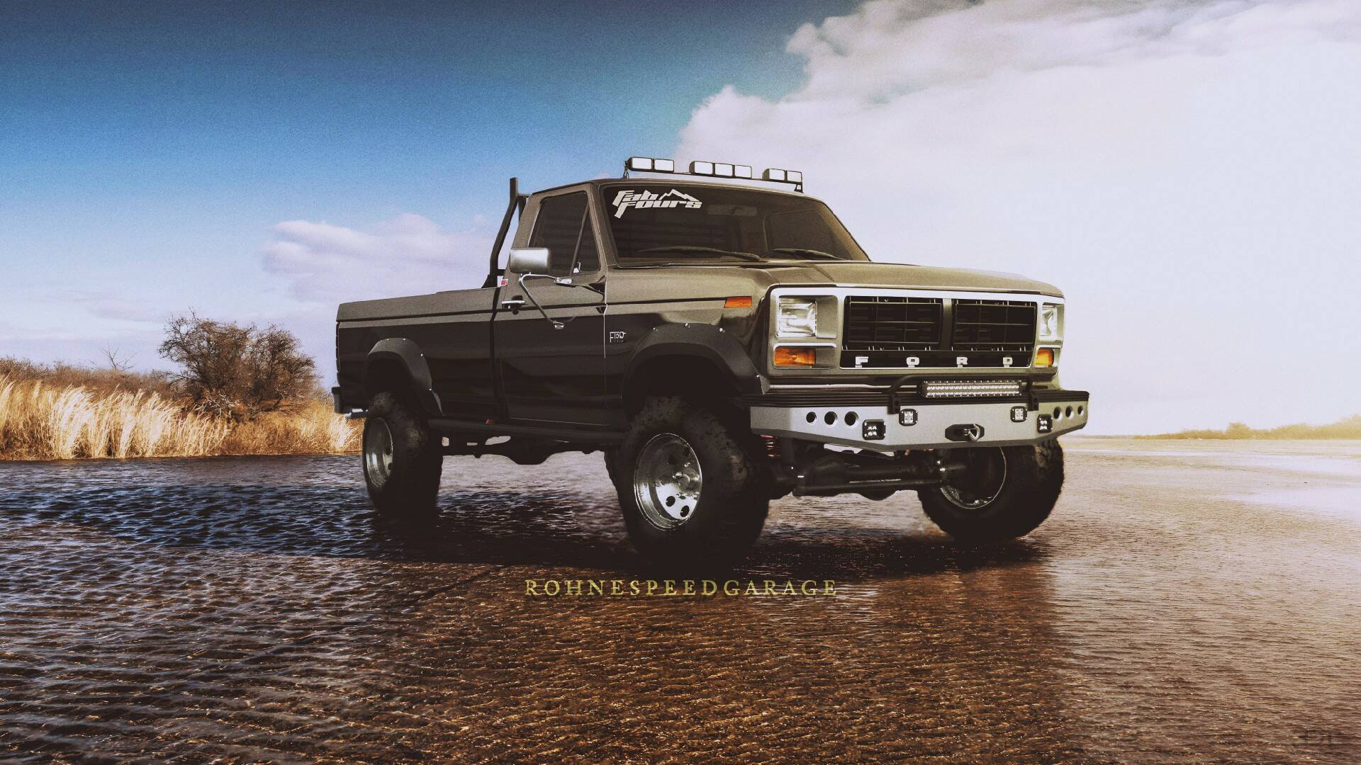 Ford F-150 2 Door pickup truck 1986