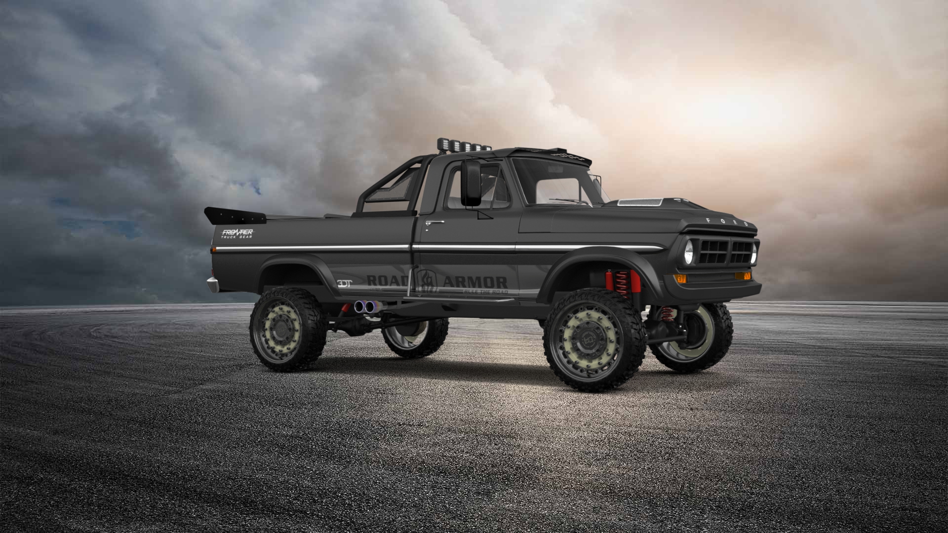 Ford F-250 2 Door pickup truck 1971 tuning