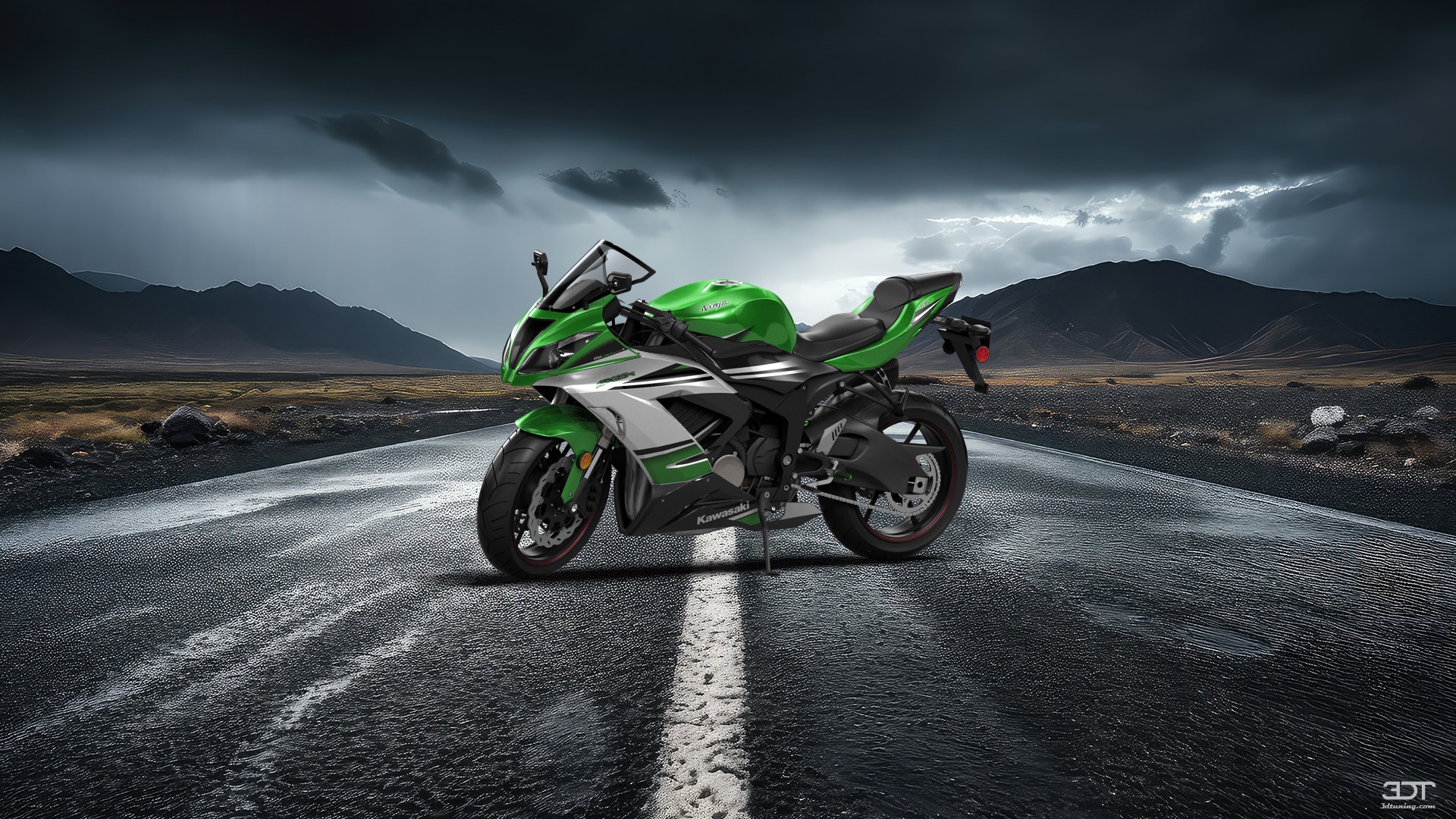 Kawasaki Ninja ZX 6R Sport Bike 2015