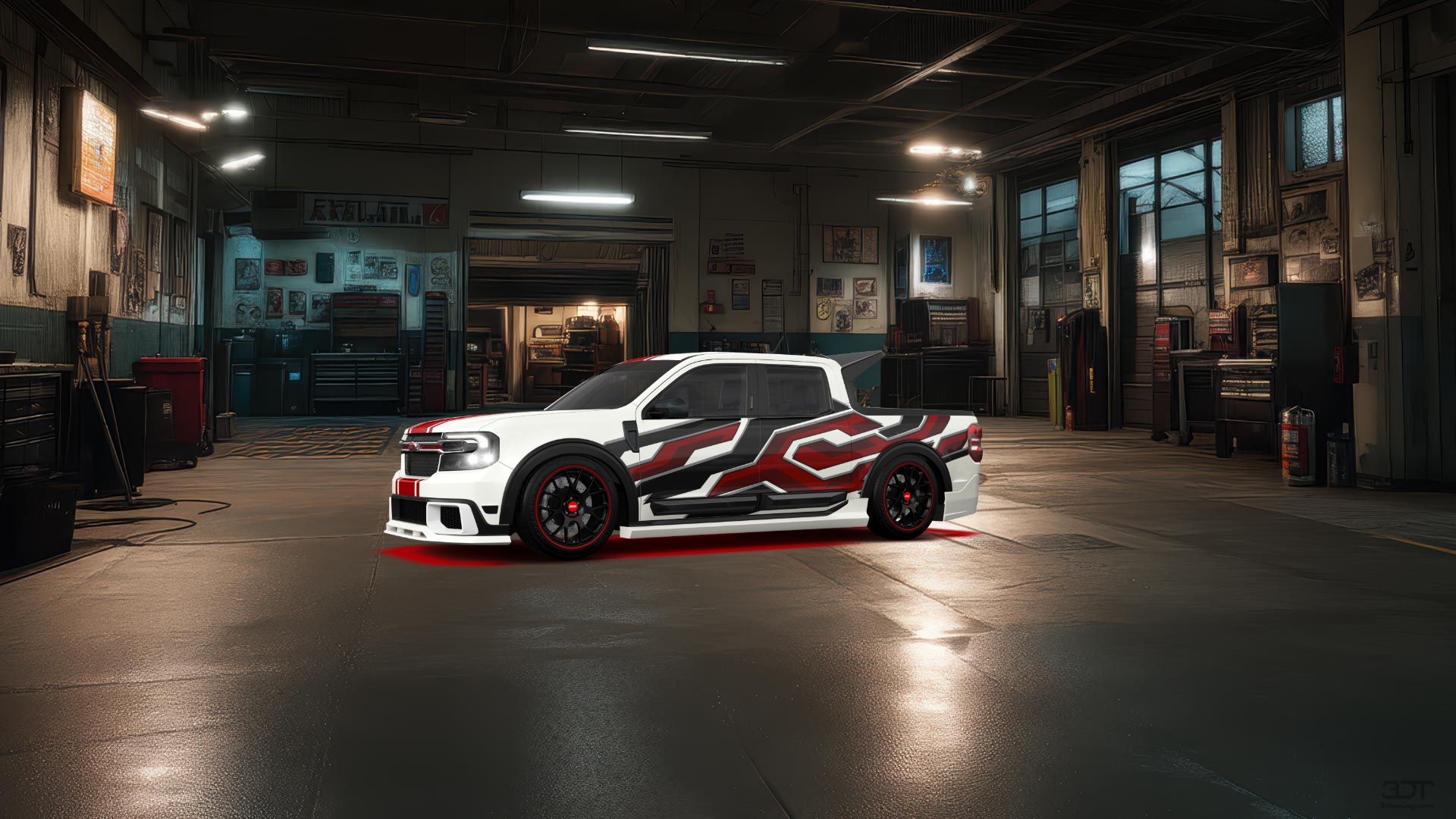 Ford Maverick 4 Door pickup truck 2022 tuning