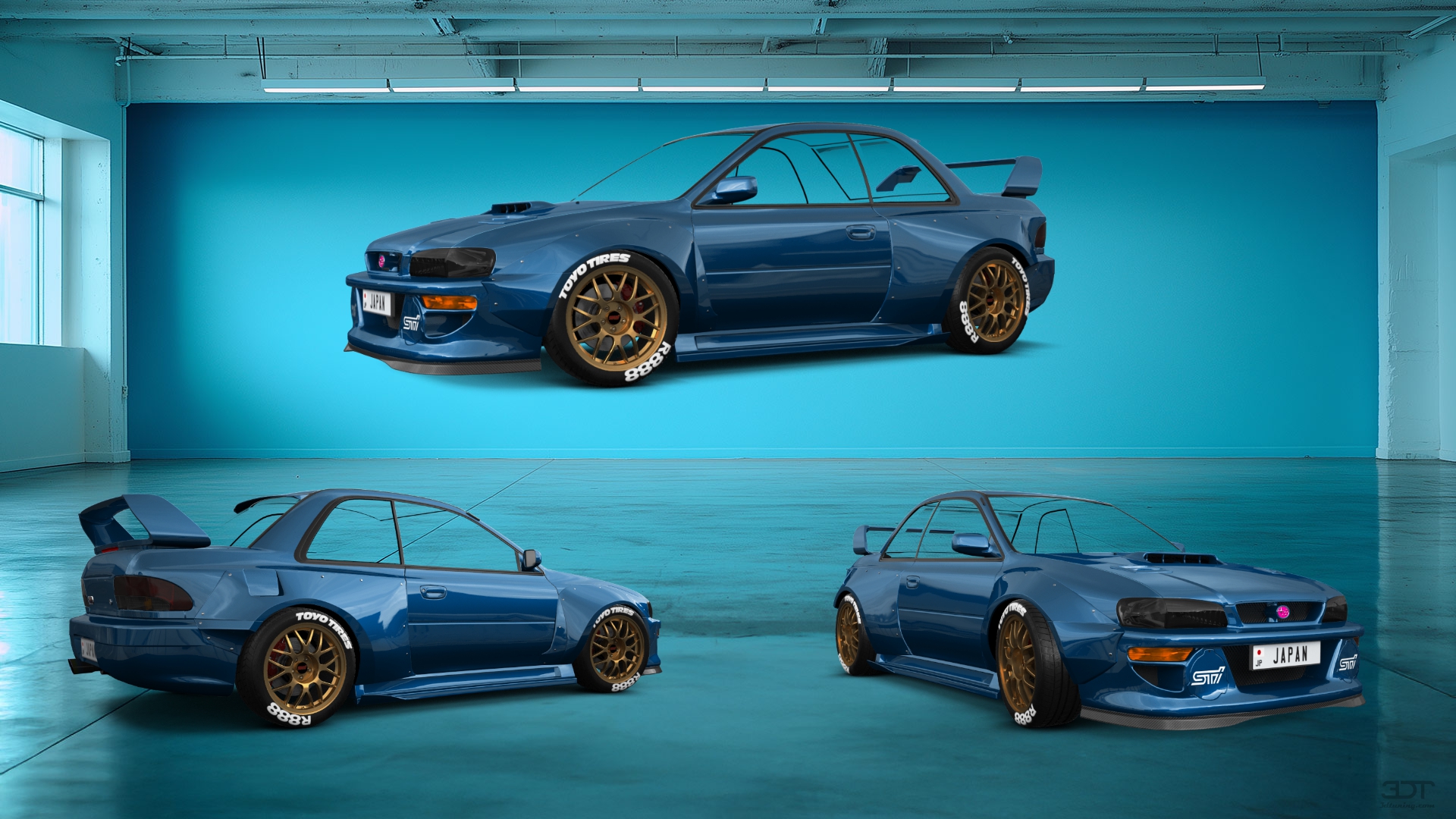 Subaru Impreza WRX STI 22B 2 Door Coupe 2000 tuning