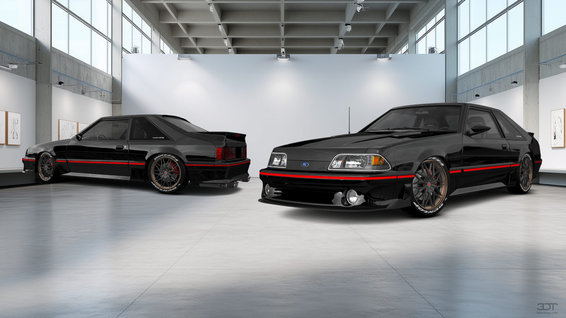 Ford Mustang 3 Door Hatchback 1988 tuning