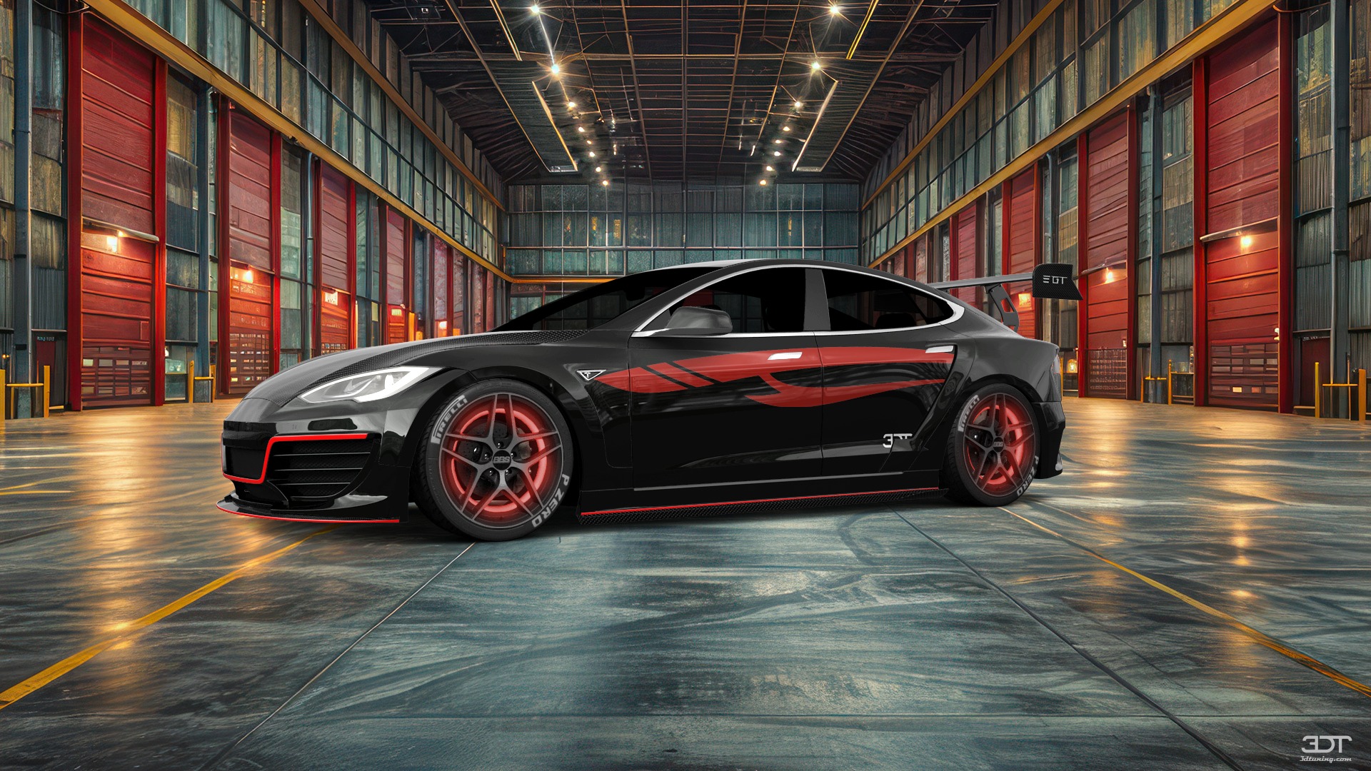 Tesla Model S 5 Door Liftback 2013 tuning