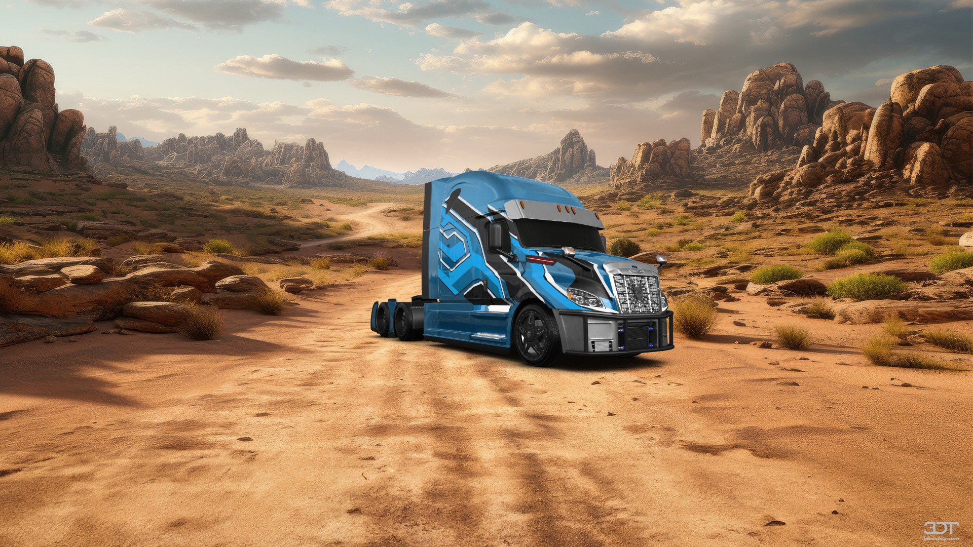 Freightliner Cascadia Sleeper Cab Truck 2018 tuning