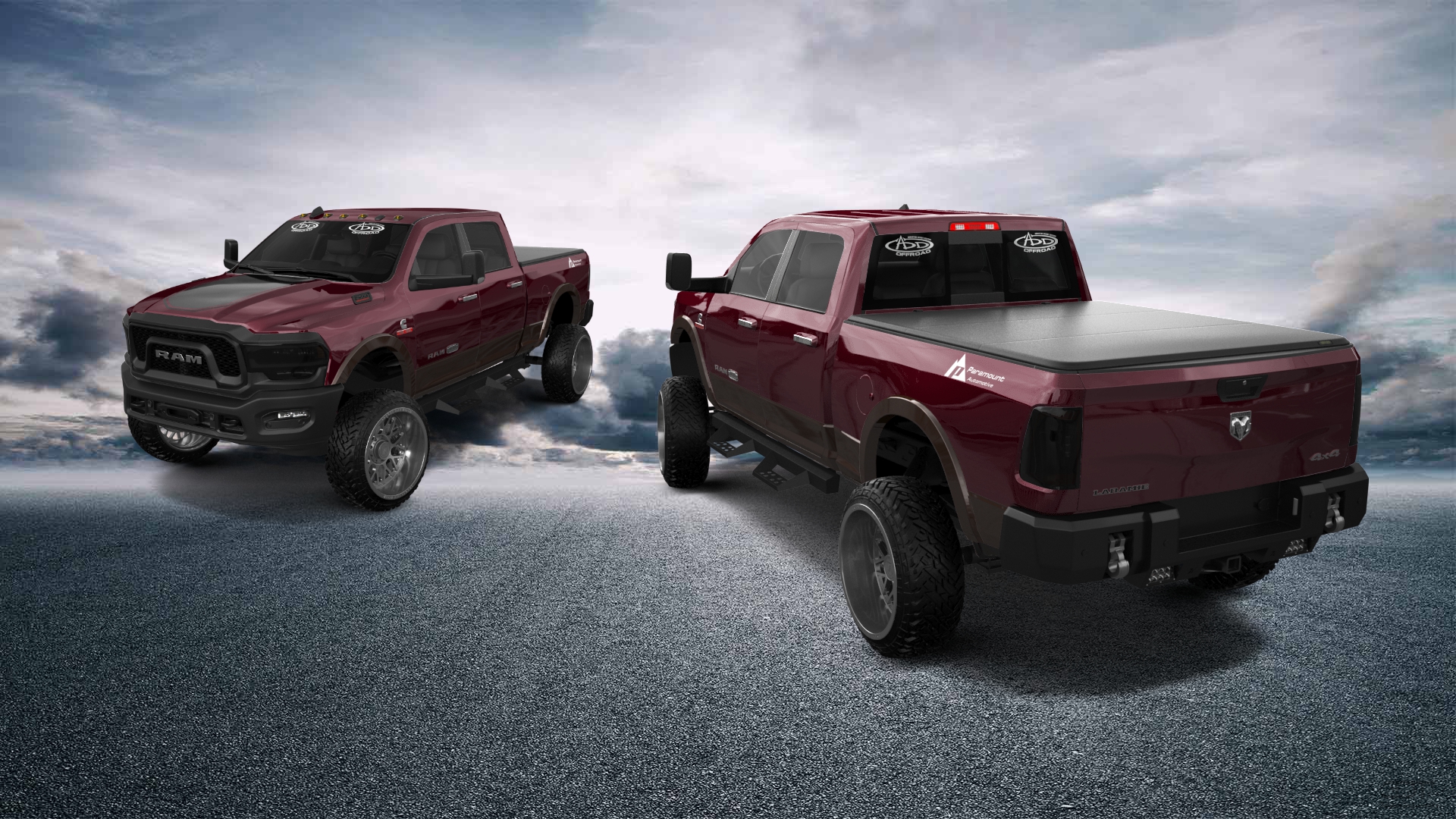 Dodge Ram 2500 4 Door pickup truck 2020 tuning
