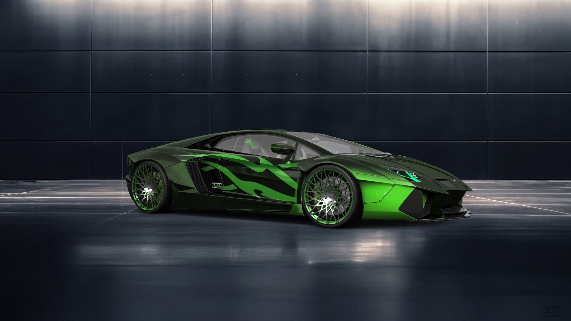 Lamborghini Aventador 2 Door Coupe 2012 tuning