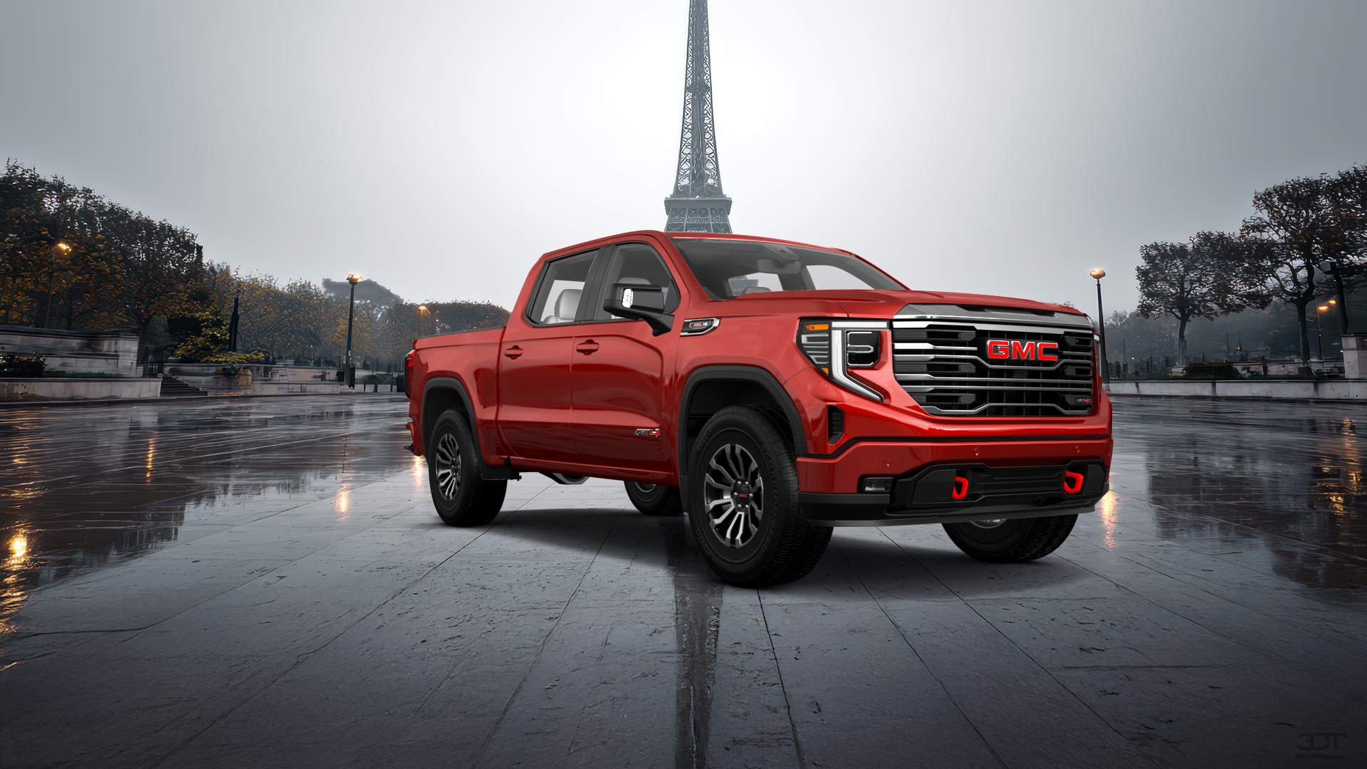 GMC Sierra 1500 Crew Cab 5.8 ft box 4 Door pickup truck 2023 tuning