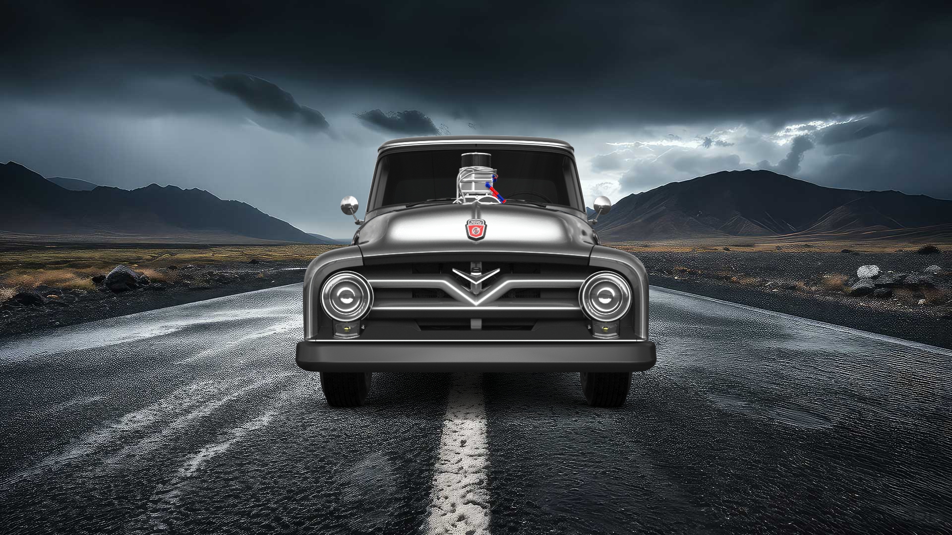 Ford F-100 2 Door truck 1956