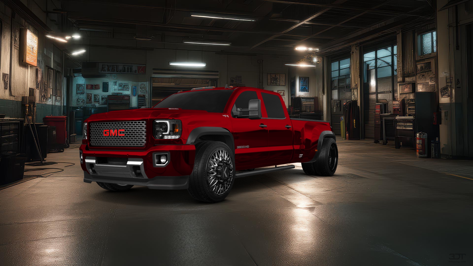 GMC Sierra 3500 HD Crew Cab 4 Door pickup truck 2015 tuning