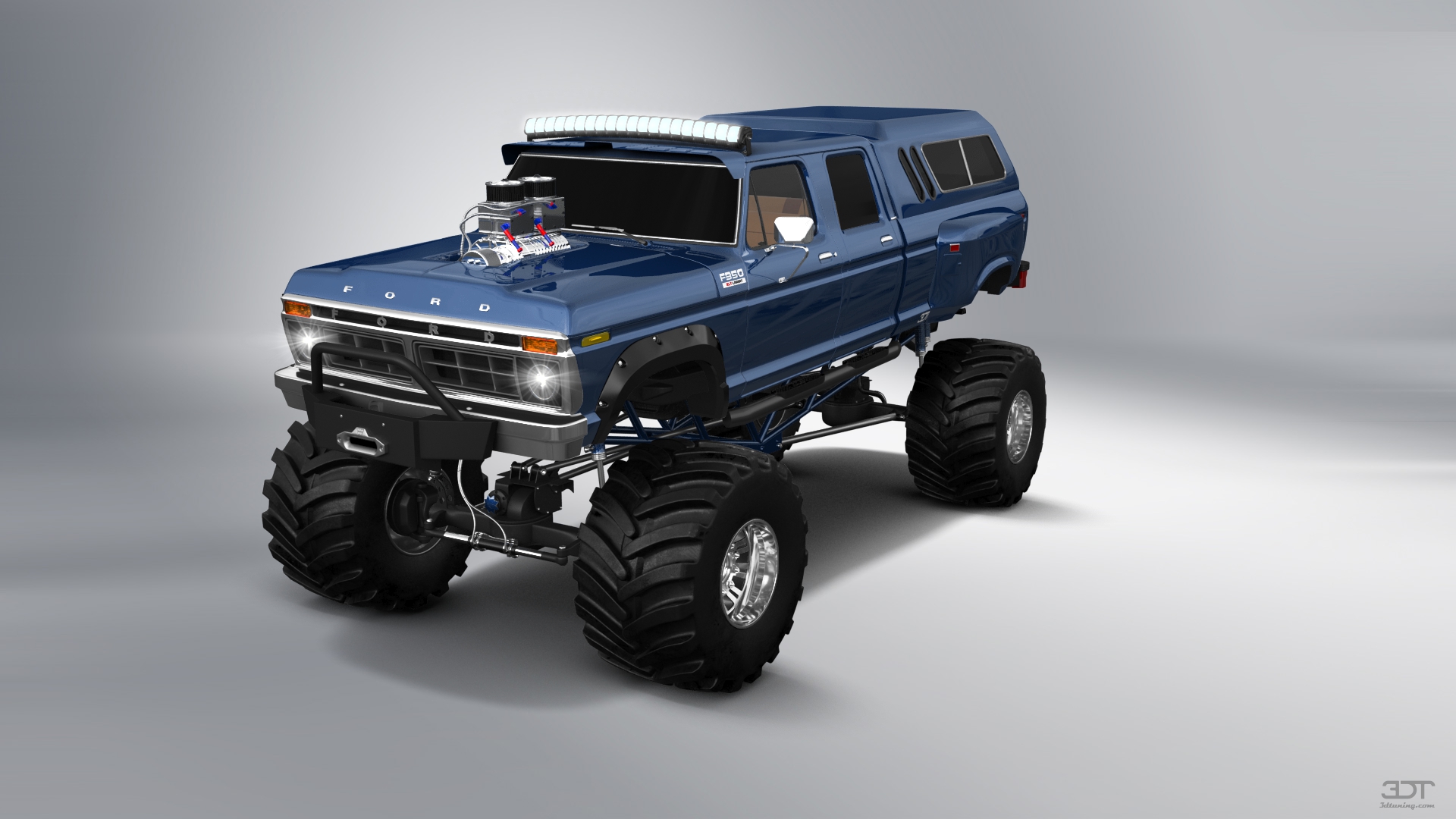 Ford F-350 Dually 4 Door pickup truck 1973