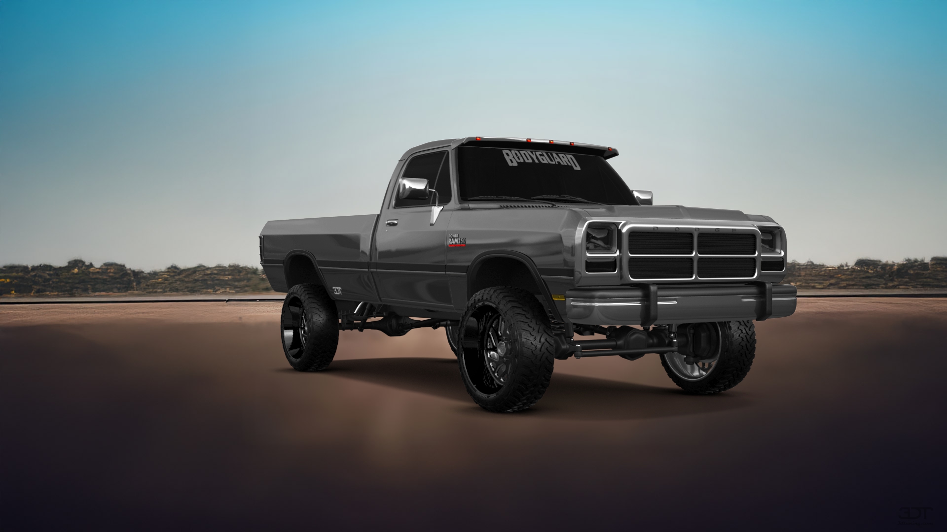 Dodge Ram 2 Door pickup truck 1991 tuning