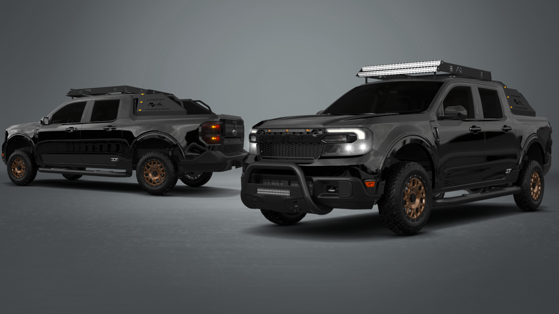 Ford Maverick 4 Door pickup truck 2022 tuning