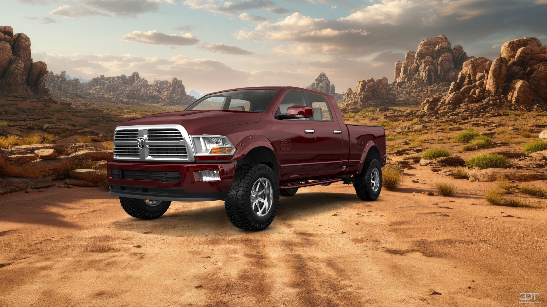 Dodge Ram 2500 Mega Cab 6.4 ft box 4 Door pickup truck 2010
