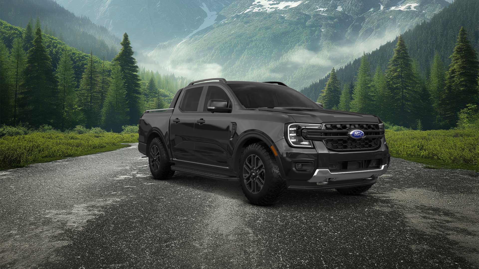 Ford Ranger 4 Door pickup truck 2022 tuning