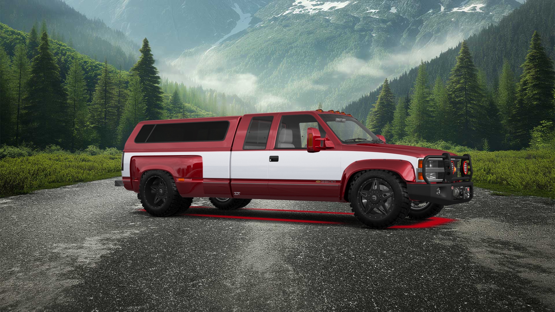 Chevrolet K3500 Extended Cab Pickup Truck 1988
