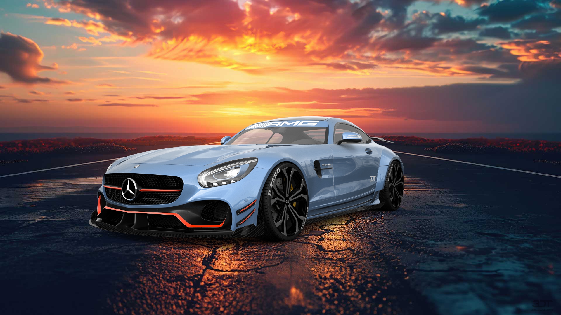 Mercedes AMG GT 2 door fastback coupe 2016