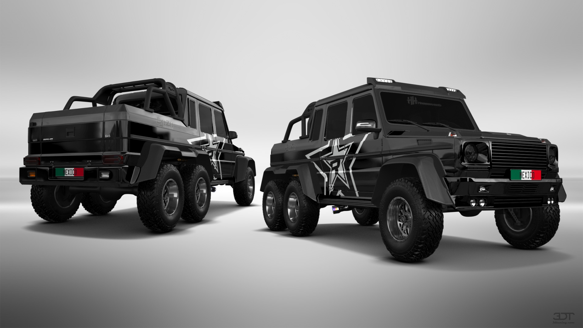 Mercedes G 63 AMG 6x6 4 Door pickup truck 2013