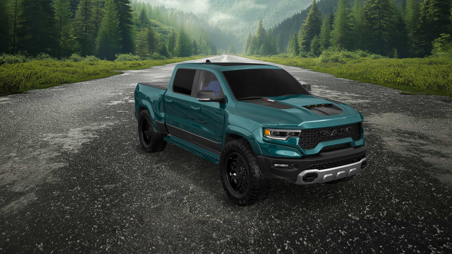 Dodge Ram 1500 TRX 4 Door pickup truck 2021