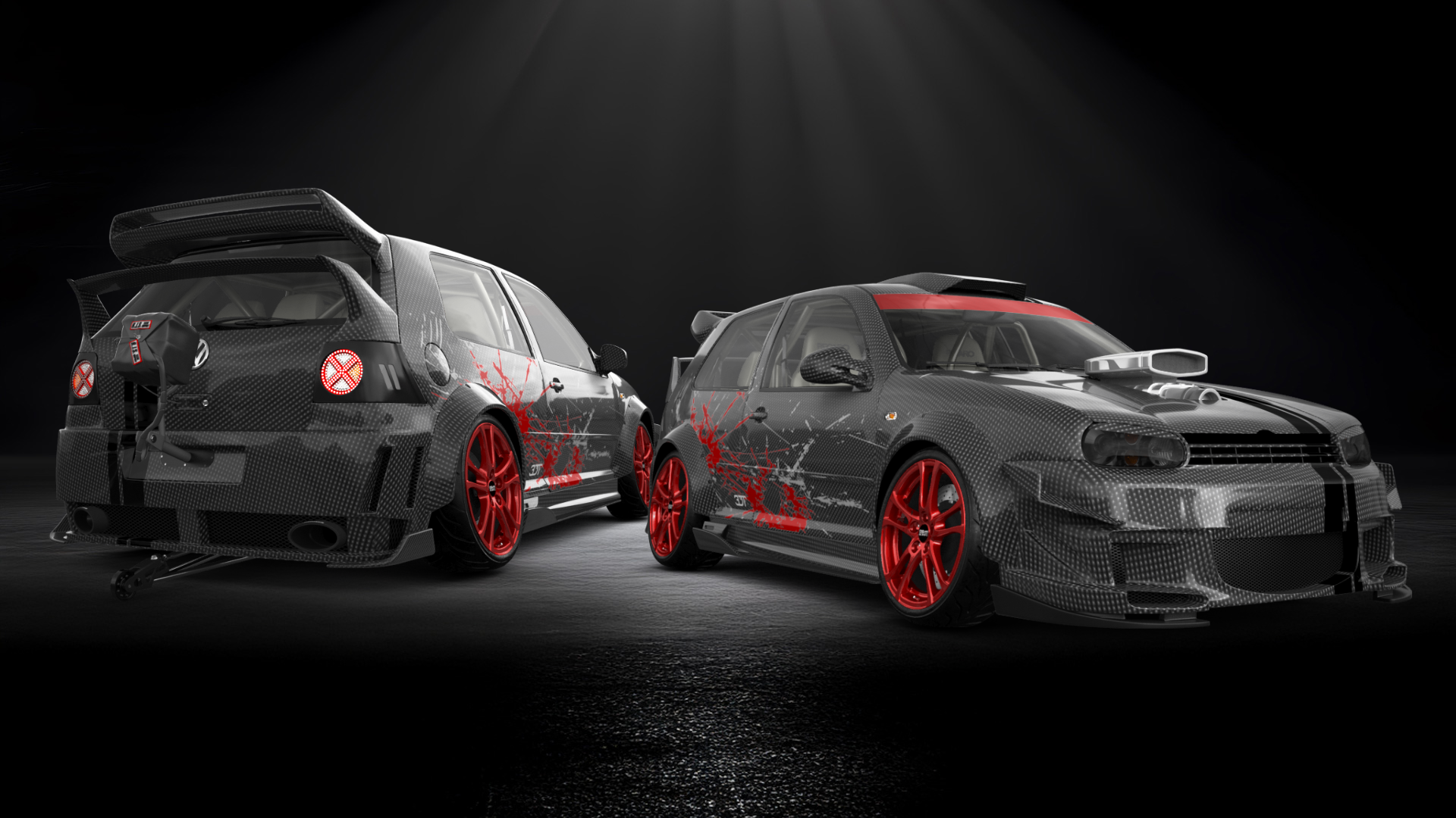 Volkswagen Golf 4 (mk4) 3 Door Hatchback 1997 tuning