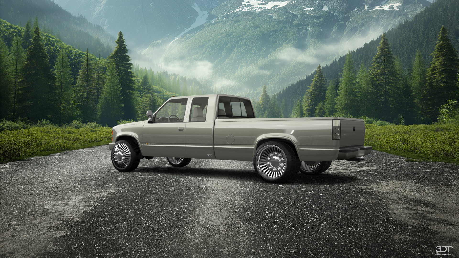Chevrolet K3500 Extended Cab Pickup Truck 1988