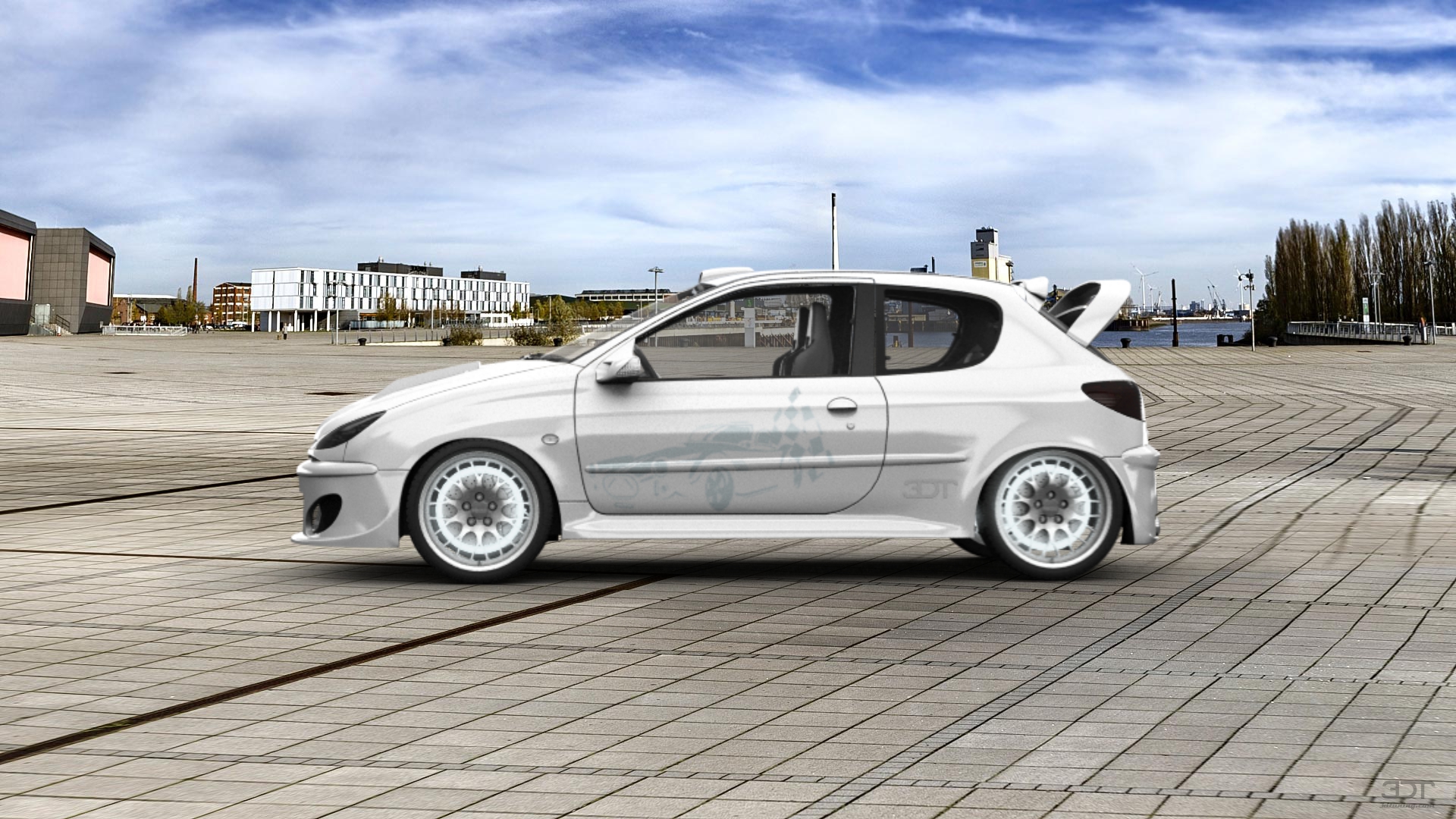 Custom Peugeot 206 1998 3 Door Hatchback by leotigroudu17 | 3DTuning