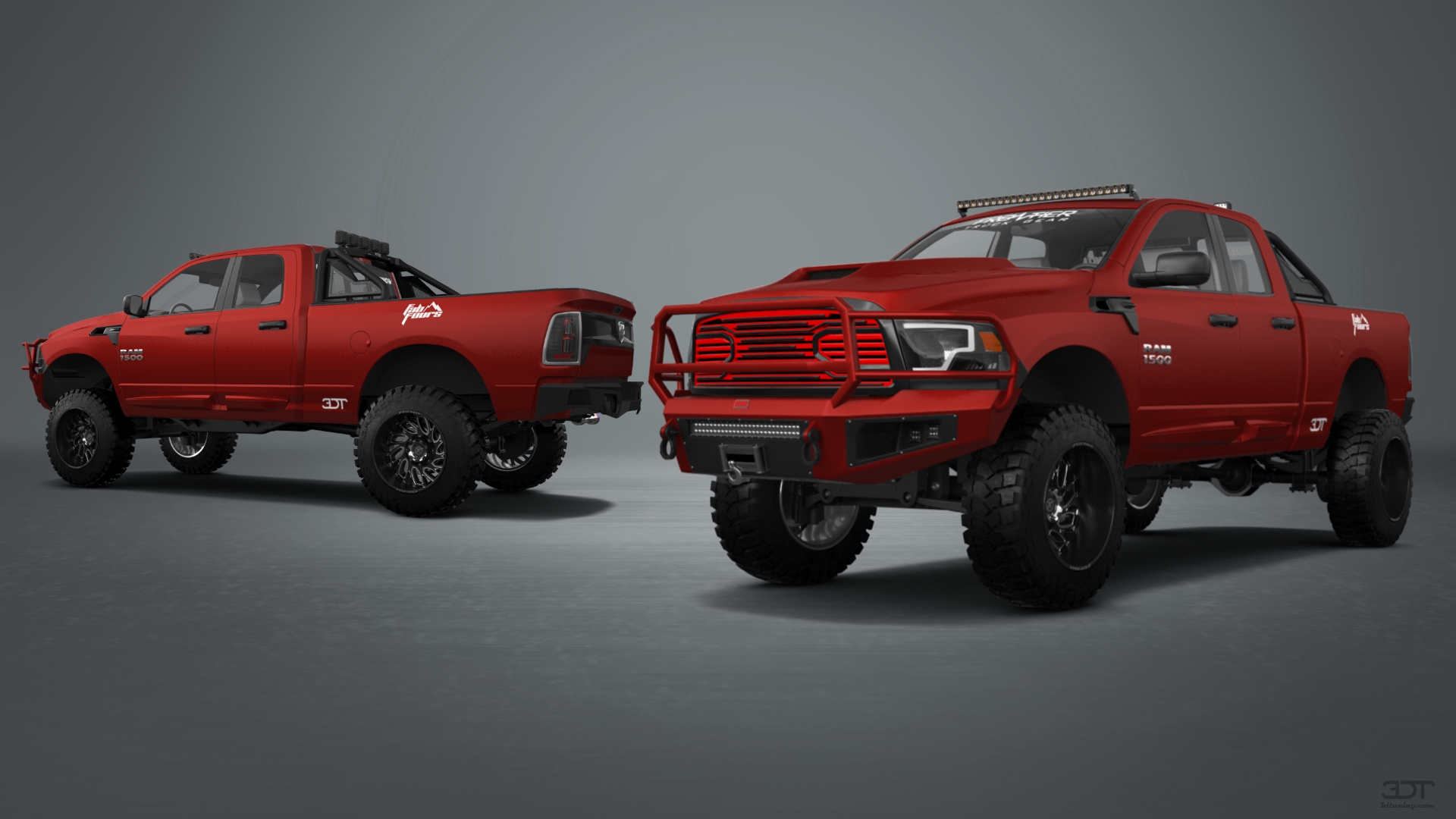 Dodge Ram 1500 6.4' box Extended Cab 4 Door pickup truck 2009 tuning