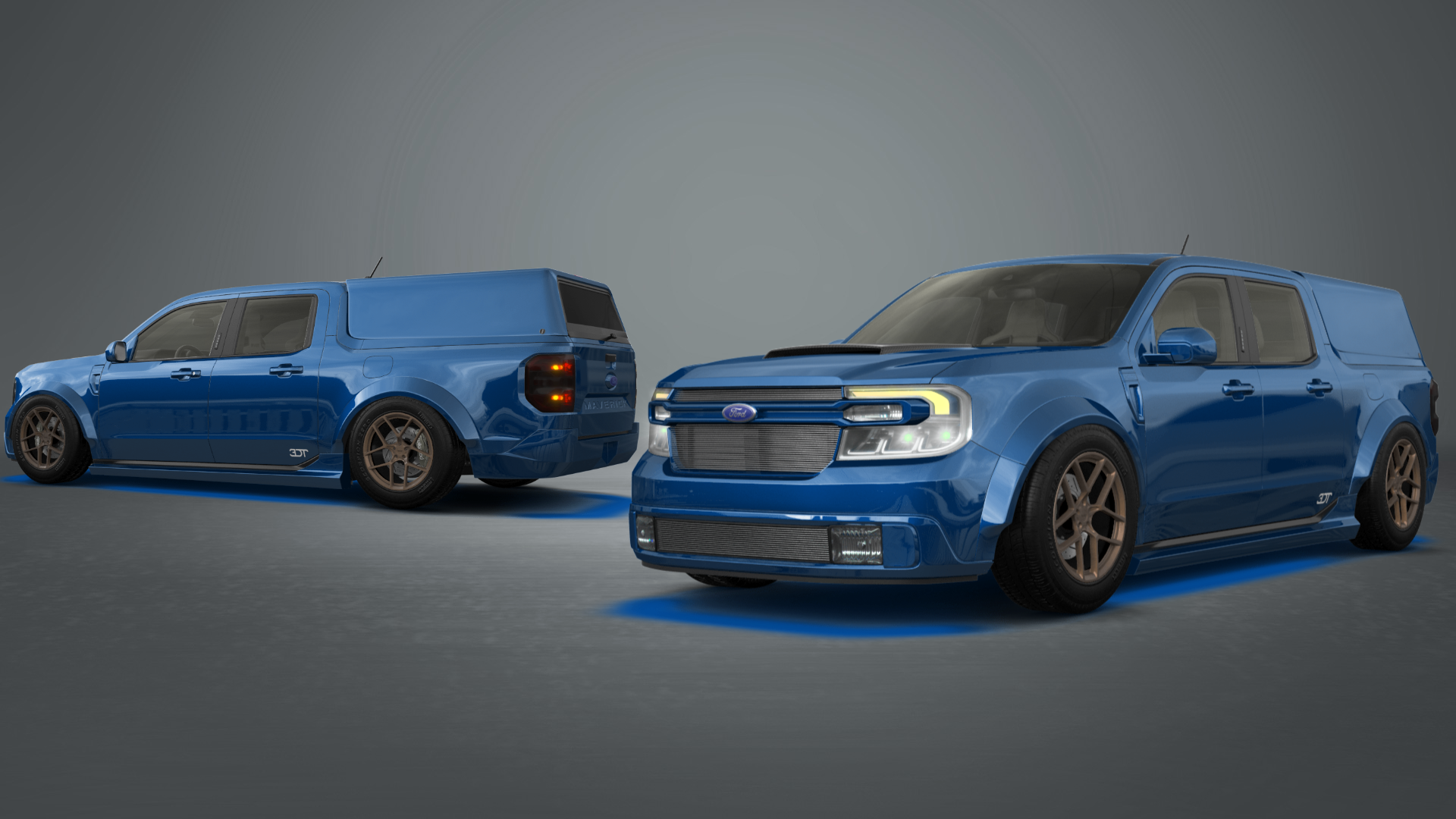 Ford Maverick 4 Door pickup truck 2022 tuning