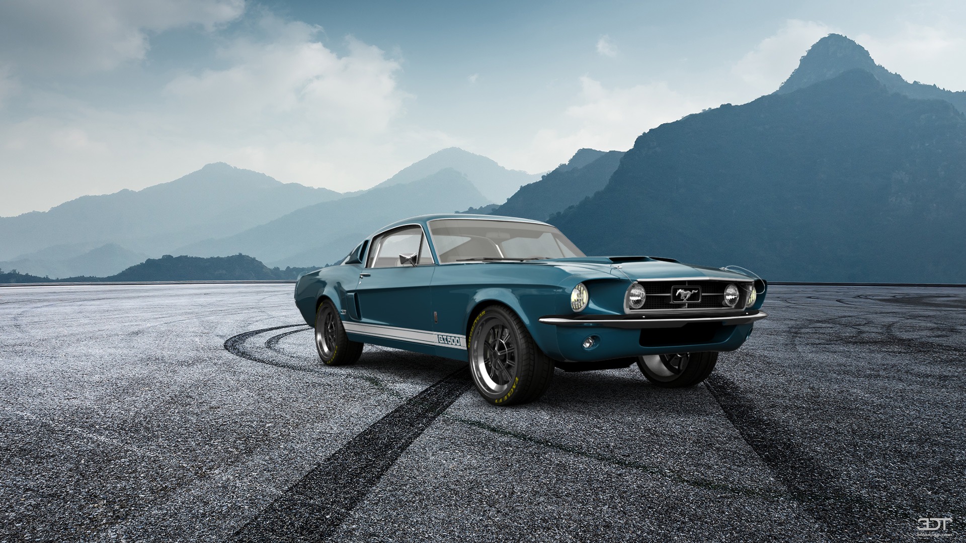 Mustang GT500 2 Door Coupe 1968