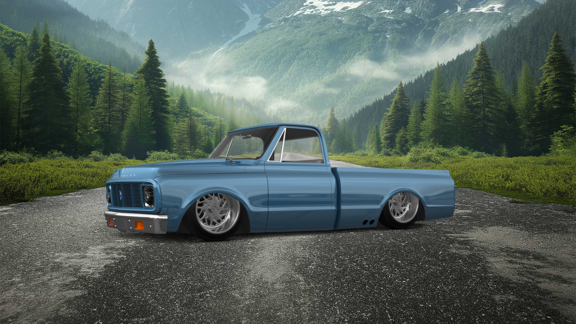Chevrolet C-10 Cheyenne 2 Door pickup truck 1972