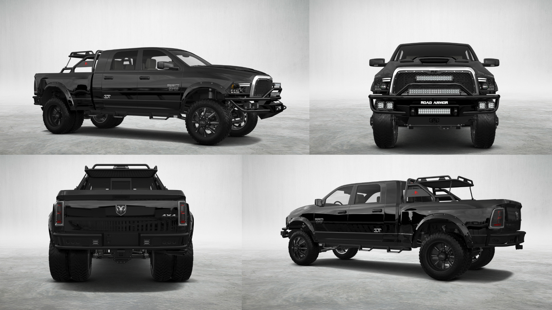 Dodge Ram 3500 4 Door Truck 2014