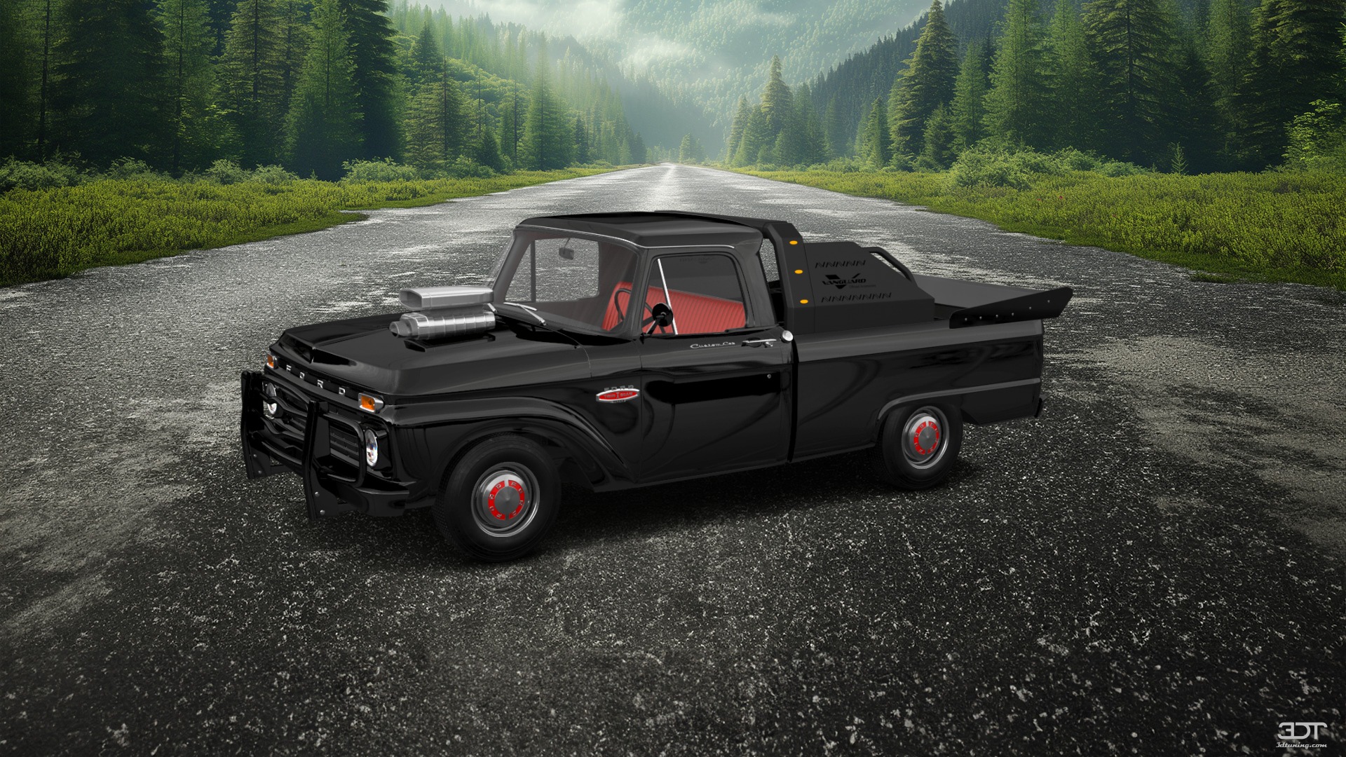 Ford F-100 Custom Cab 2 Door pickup truck 1966